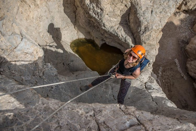 Rappelling and Canyoneering