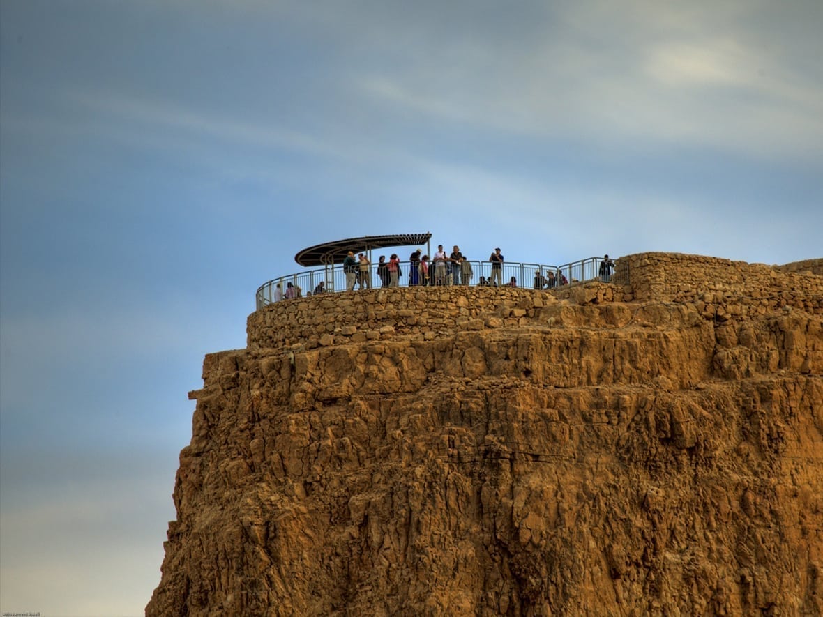 top of mount masada