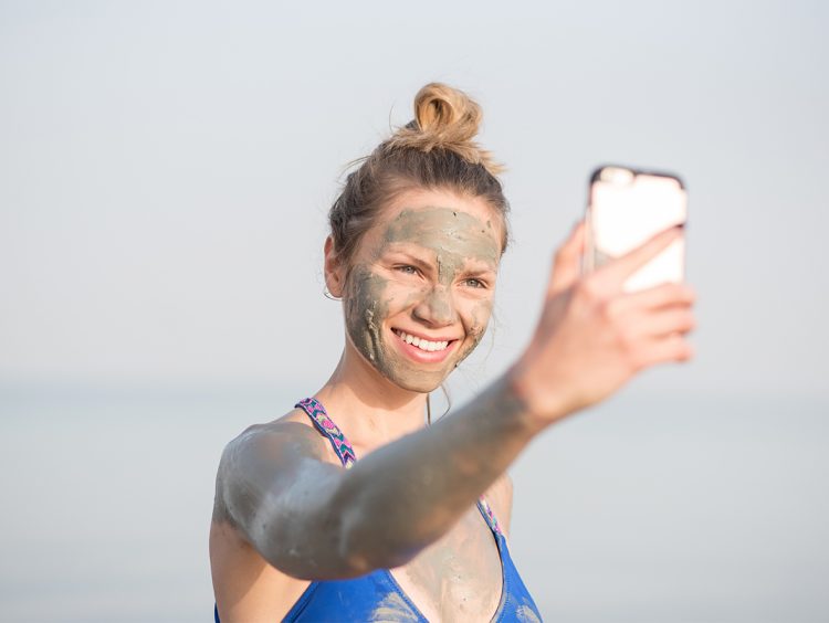 Selfie in the Dead Sea
