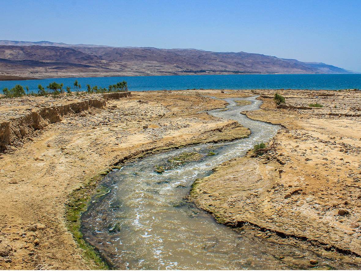 The Dead Sea in Jordan