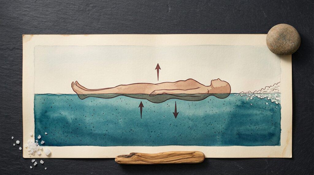 Why Do You Float in the Dead Sea? The Science of Buoyancy at 430 Meters Below Sea Level