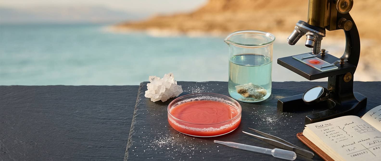 Is Anything Alive in the Dead Sea? Bacteria, Archaea, and Microorganisms